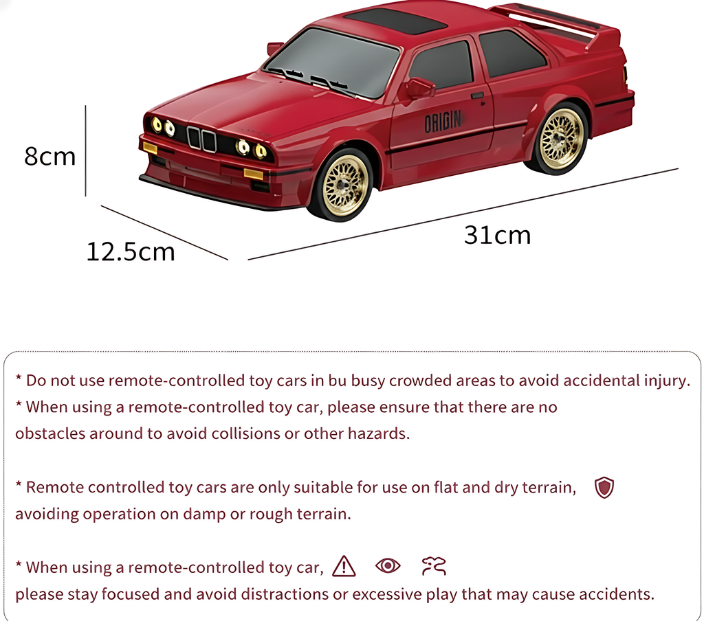 BMW E30 Rc Drift Car 1:16