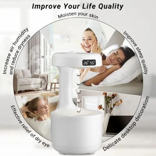 Anti gravity humidifier