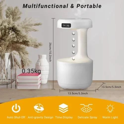 Anti gravity humidifier