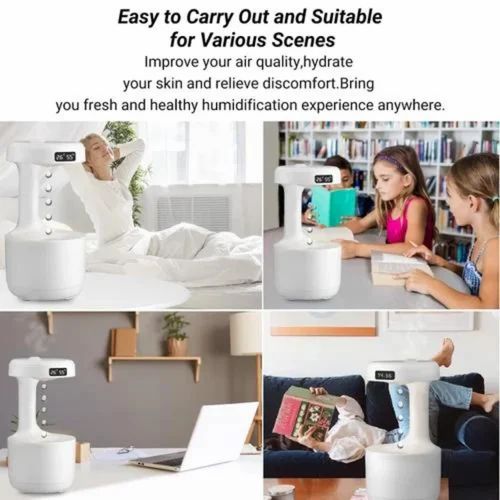 Anti gravity humidifier